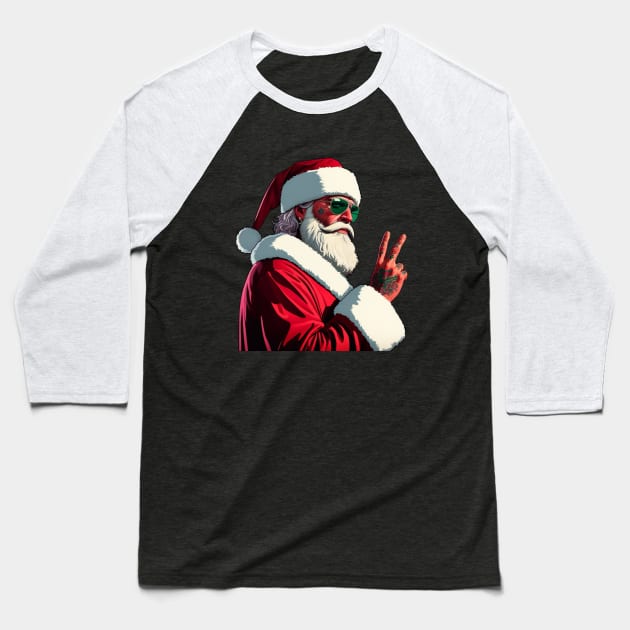 GTA Santa Baseball T-Shirt by Boothy 